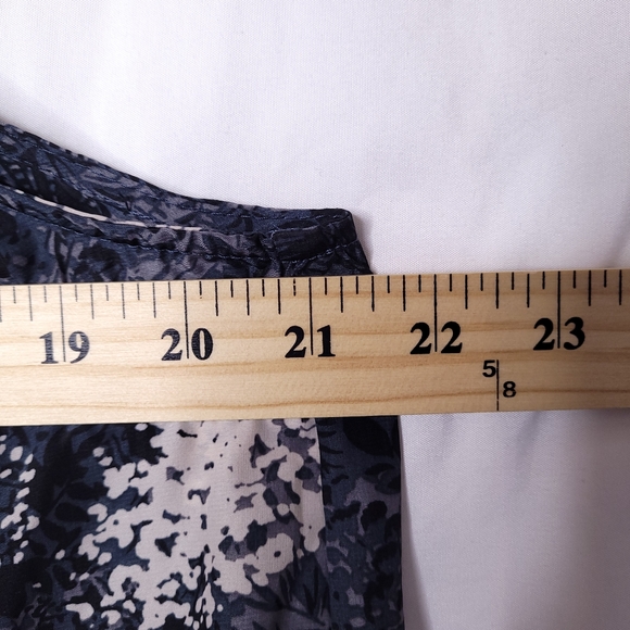 JOIE Women's Baltic Print Ruffle Sleeveless Blouse SMALL - Picture 7 of 10